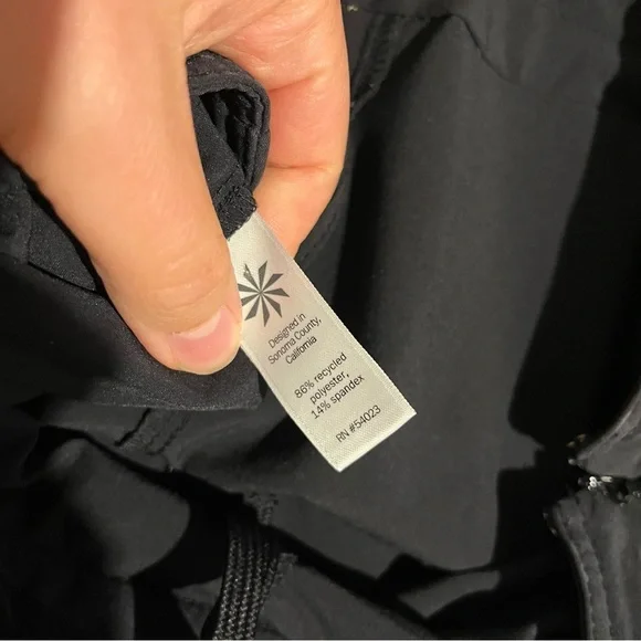 Athleta Black A Line School Day Skort Skirt Women’s Size 10 - Picture 6 of 10